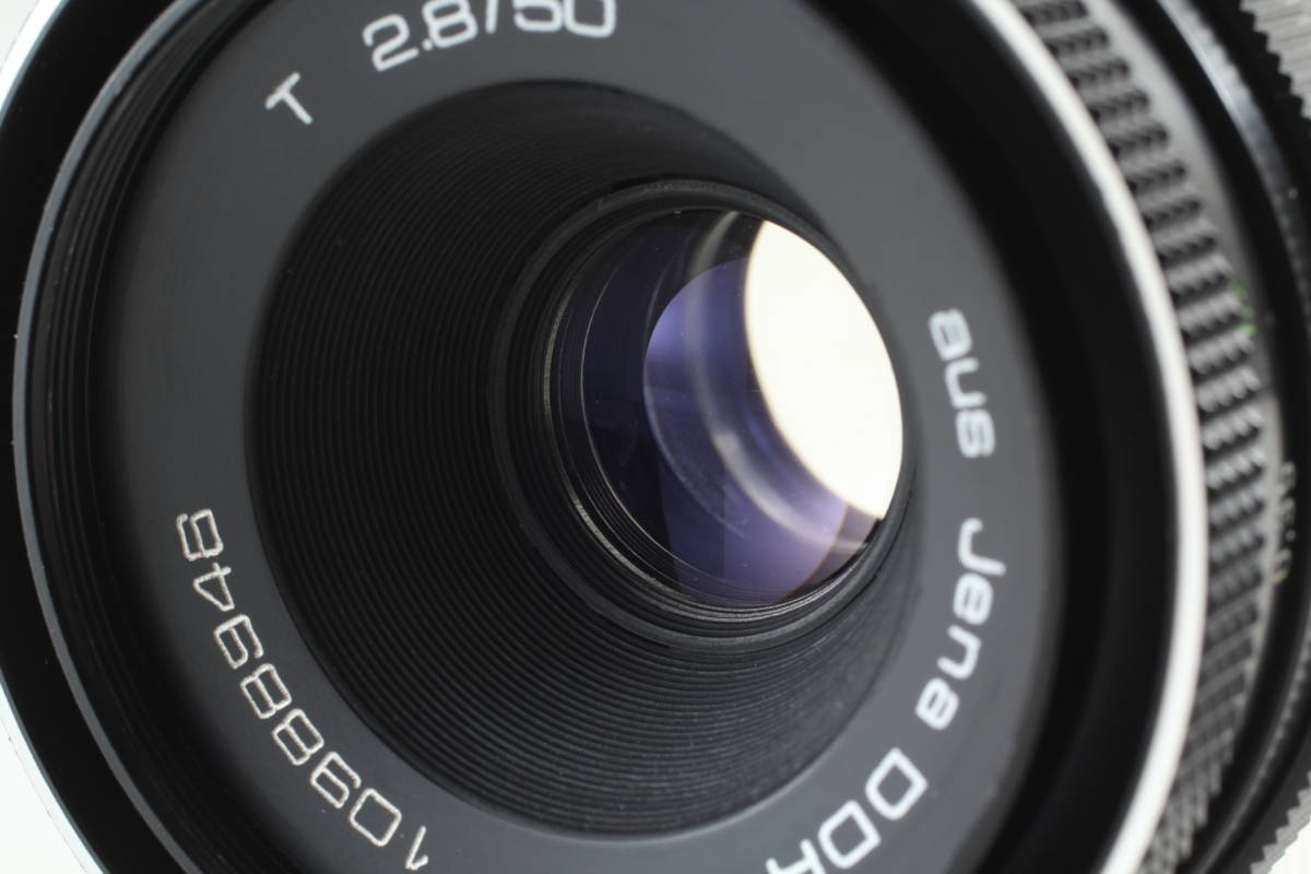 Carl Zeiss aus Jena DDR T 50mm f/2.8 カールツァイス 一眼レフ用 MF Carl Zeiss aus Jena DDR T 50mm f/2.8 カールツァイス 一眼レフ用 MF