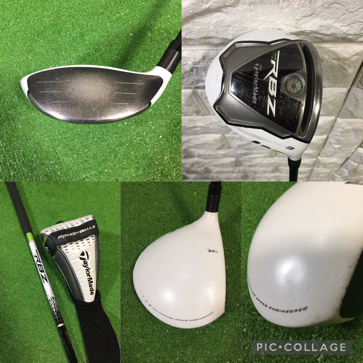 超豪華☆大人気白ヘッド☆テーラーメイド RBZ等 男性用ゴルフクラブ 
