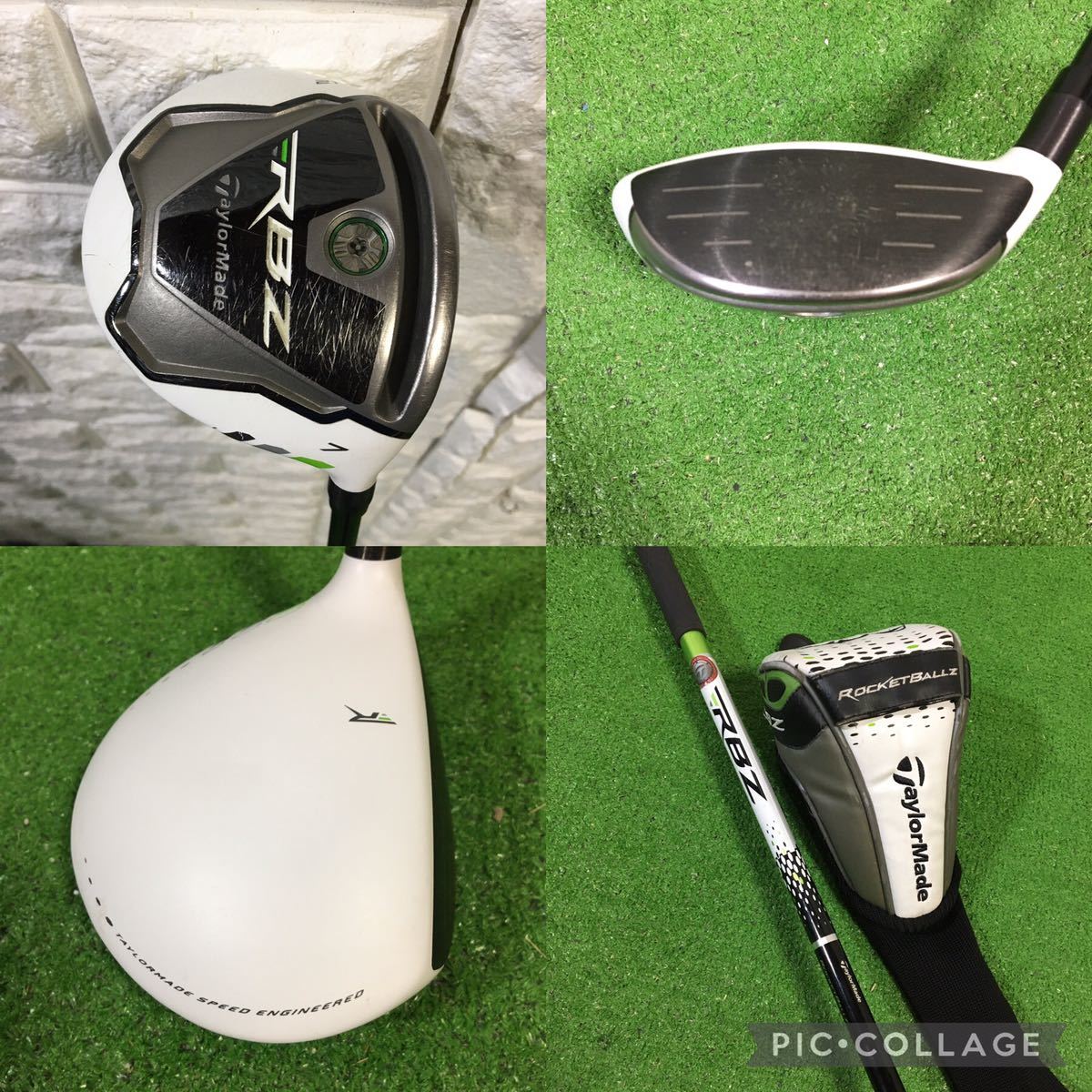 超豪華☆大人気白ヘッド☆テーラーメイド RBZ等 男性用ゴルフクラブ