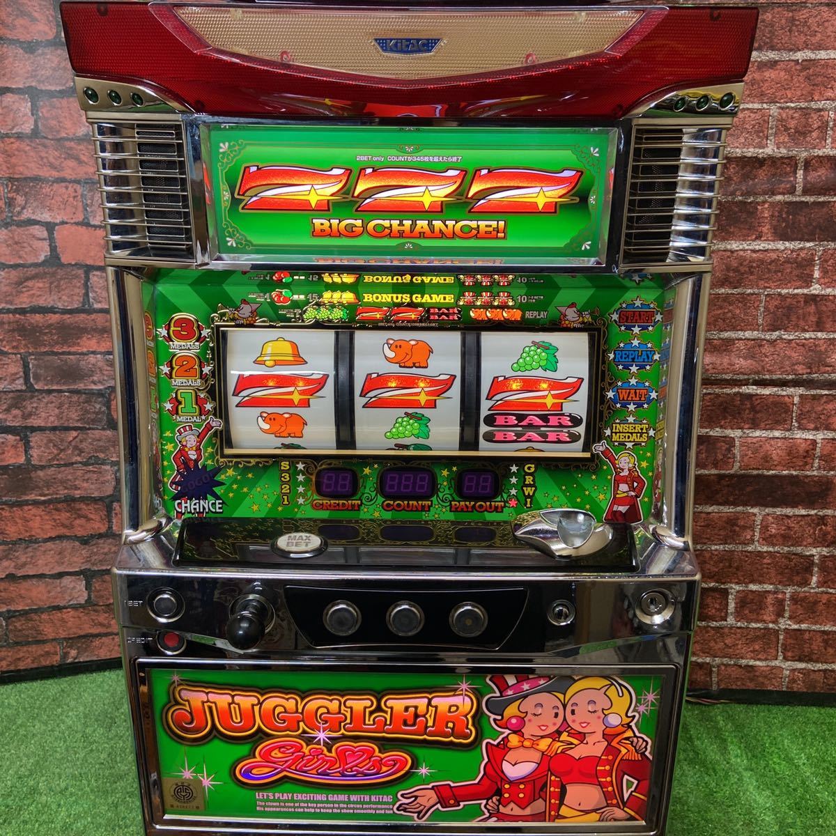 ジャグラーガール4号機実機