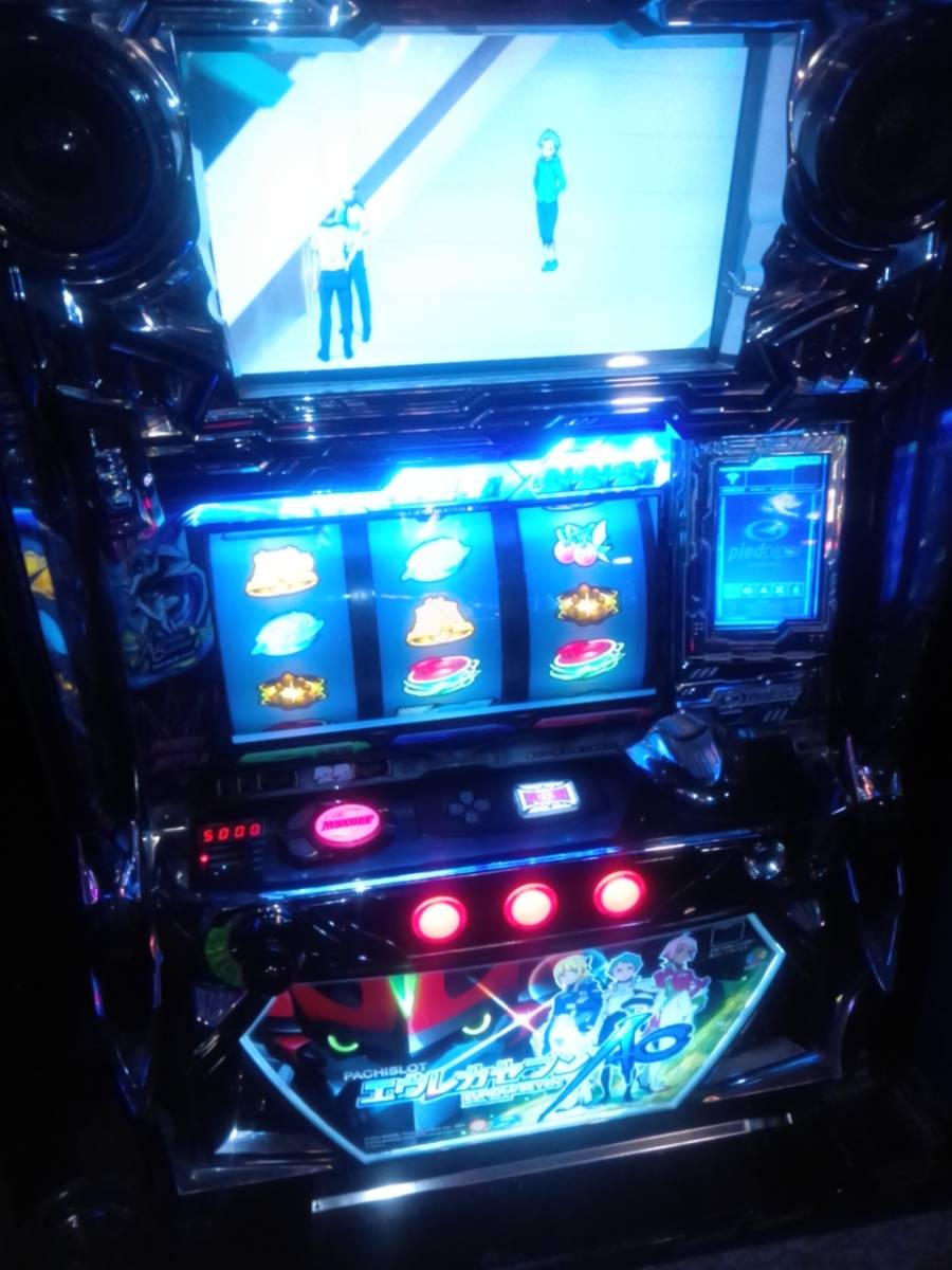 パチスロ エウレカセブン AO フルセット コイン不要機付(パチスロ実機 