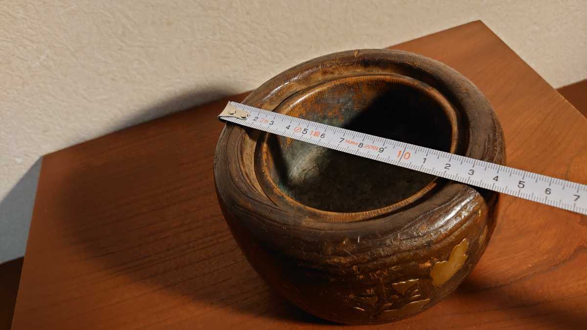 火鉢 金蒔絵 桐火鉢 螺鈿細工 螺鈿 香炉 草花 漆芸 菊 桐紋 幅