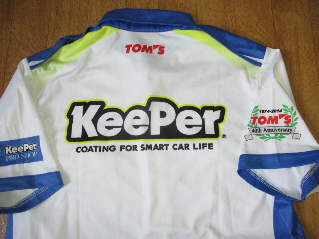 【新品未使用】TOM'S パイロットシャツ keeper M トヨタTOM'S KEEPER・レクサス・レーシングチーム ピットパイロット