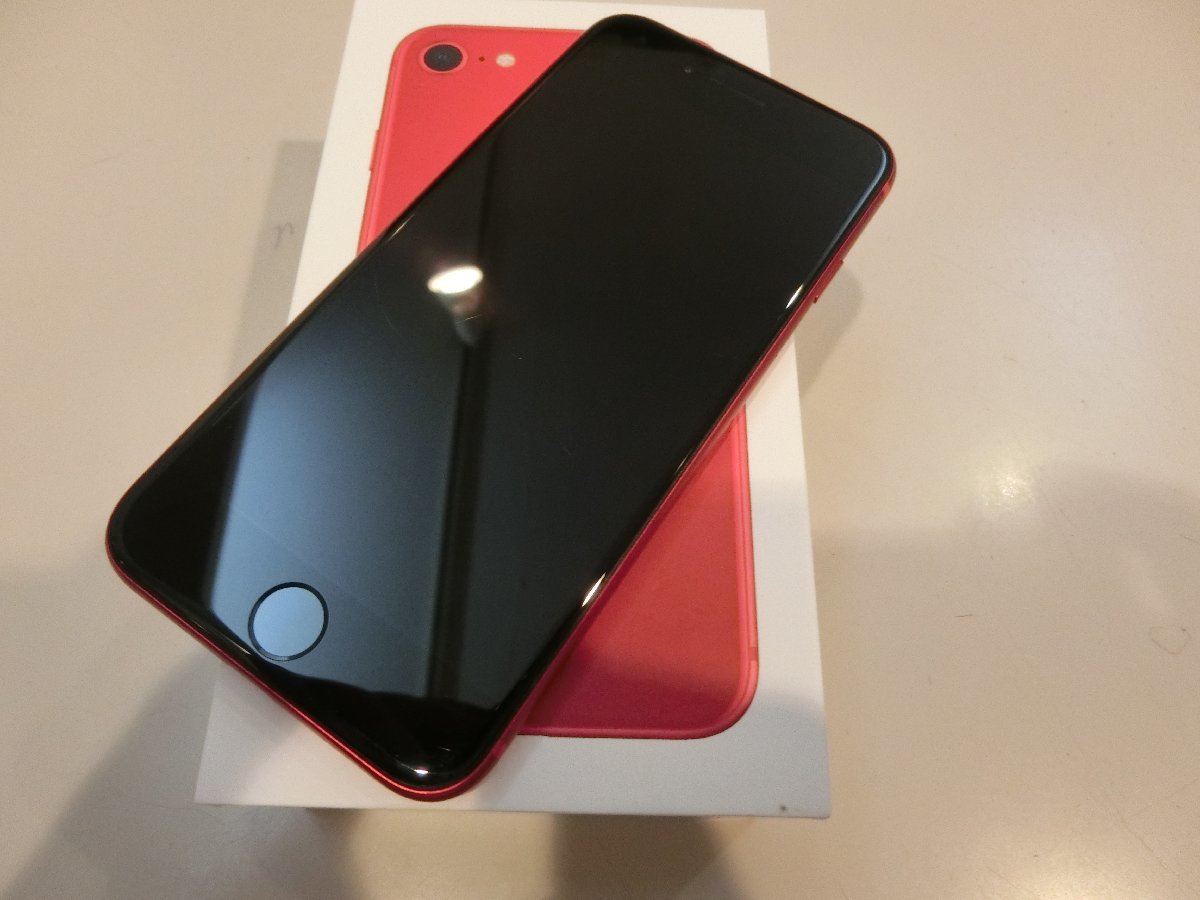 SIMフリー☆iPhone8 64GB レッド 中古品☆ SIMフリー 64GB レッド 79 