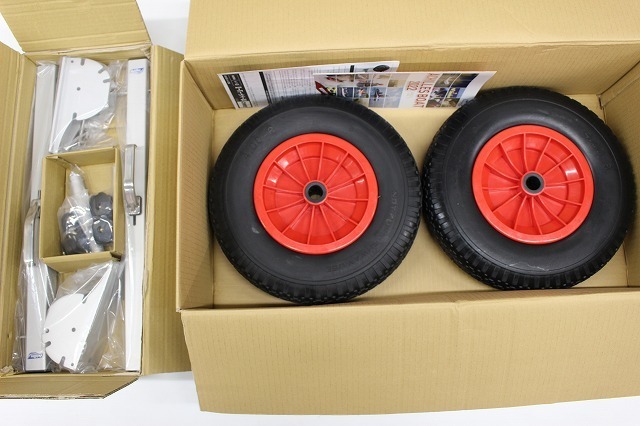 ☆アキレス　ボートドーリーNK　ボート移動用タイヤ 【新品未使用品】【総重量150kgまで対応】【ノンパンクタイヤ】【格安スタート】☆⑰
