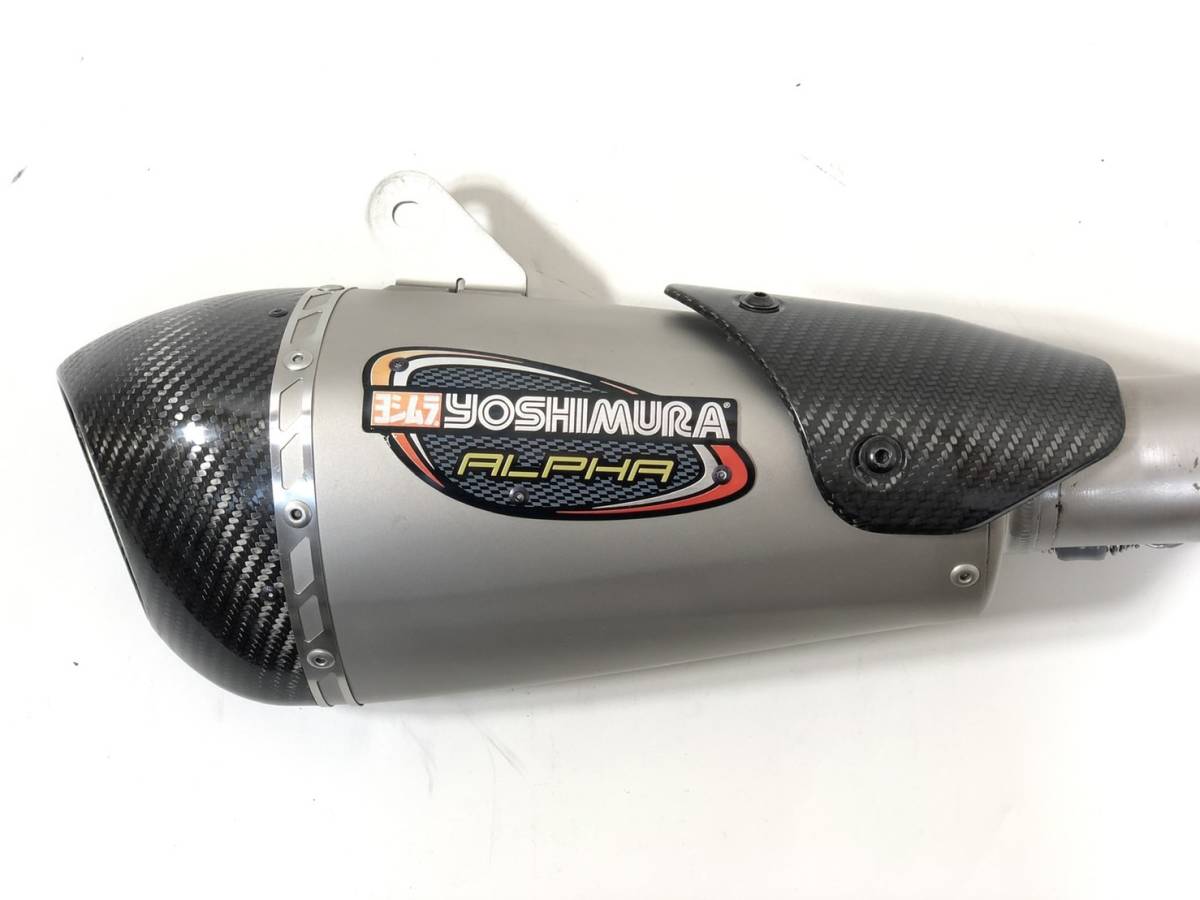 E15 売切り! 美品 GSX-S750 USヨシムラ ALPHA サイクロン カーボン 