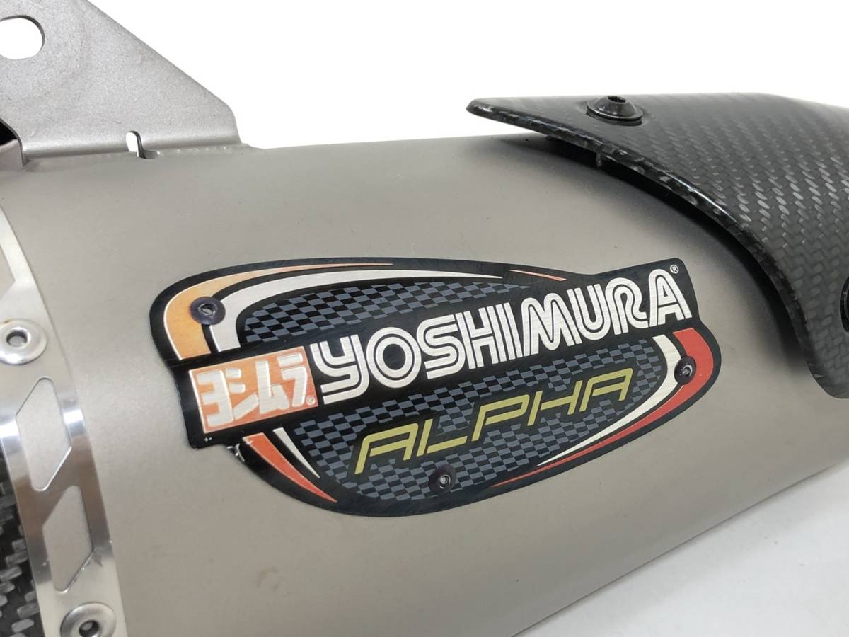 E15 売切り! 美品 GSX-S750 USヨシムラ ALPHA サイクロン カーボン 