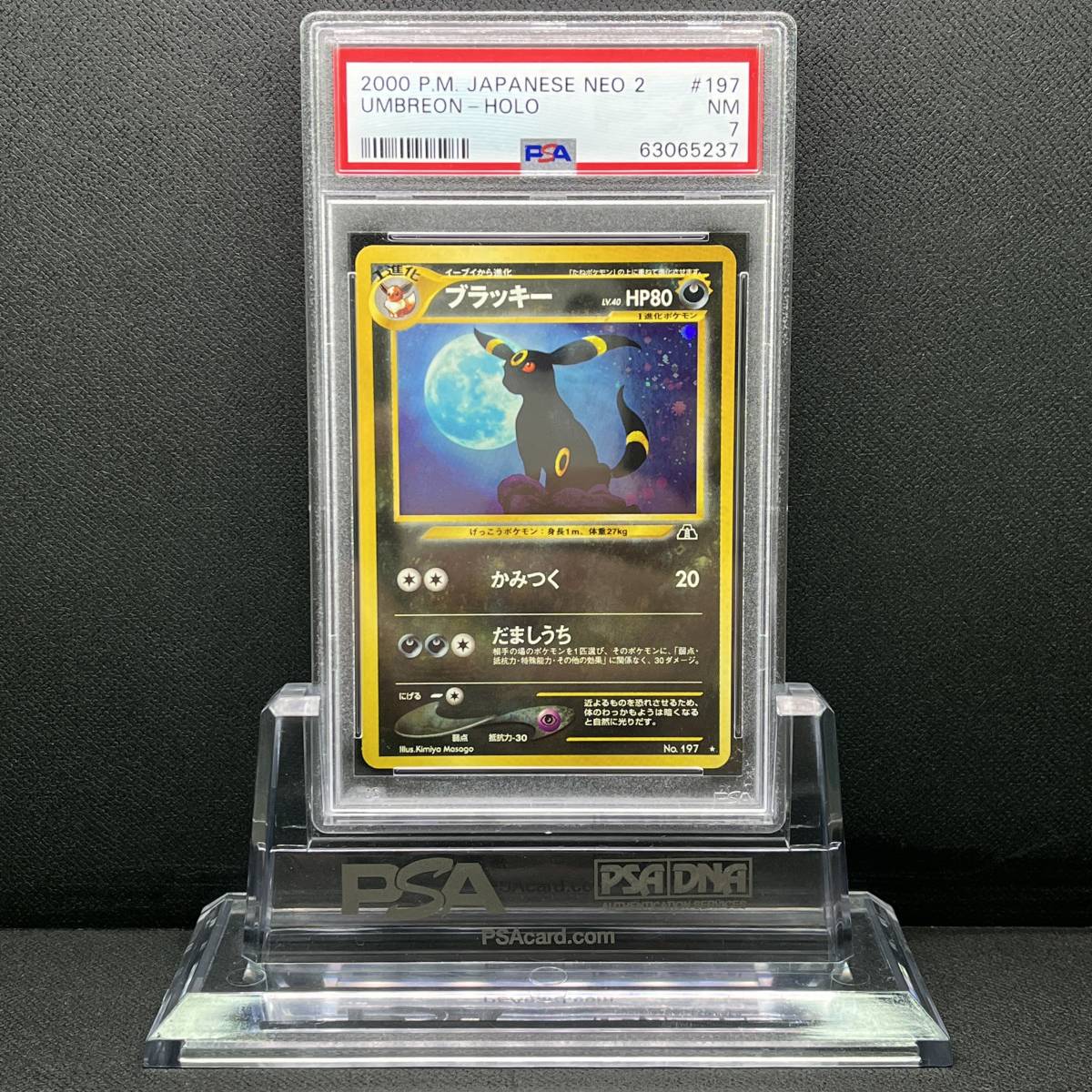 PSA 7 NM Umbreon Neo ブラッキー 旧裏面 旧裏 他にも鑑定品出品中 
