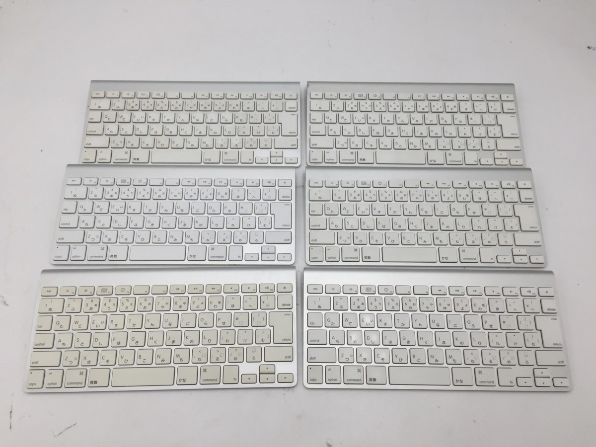 ♪△【Apple アップル】純正Mac用 ワイヤレスキーボード JIS配列 6点 