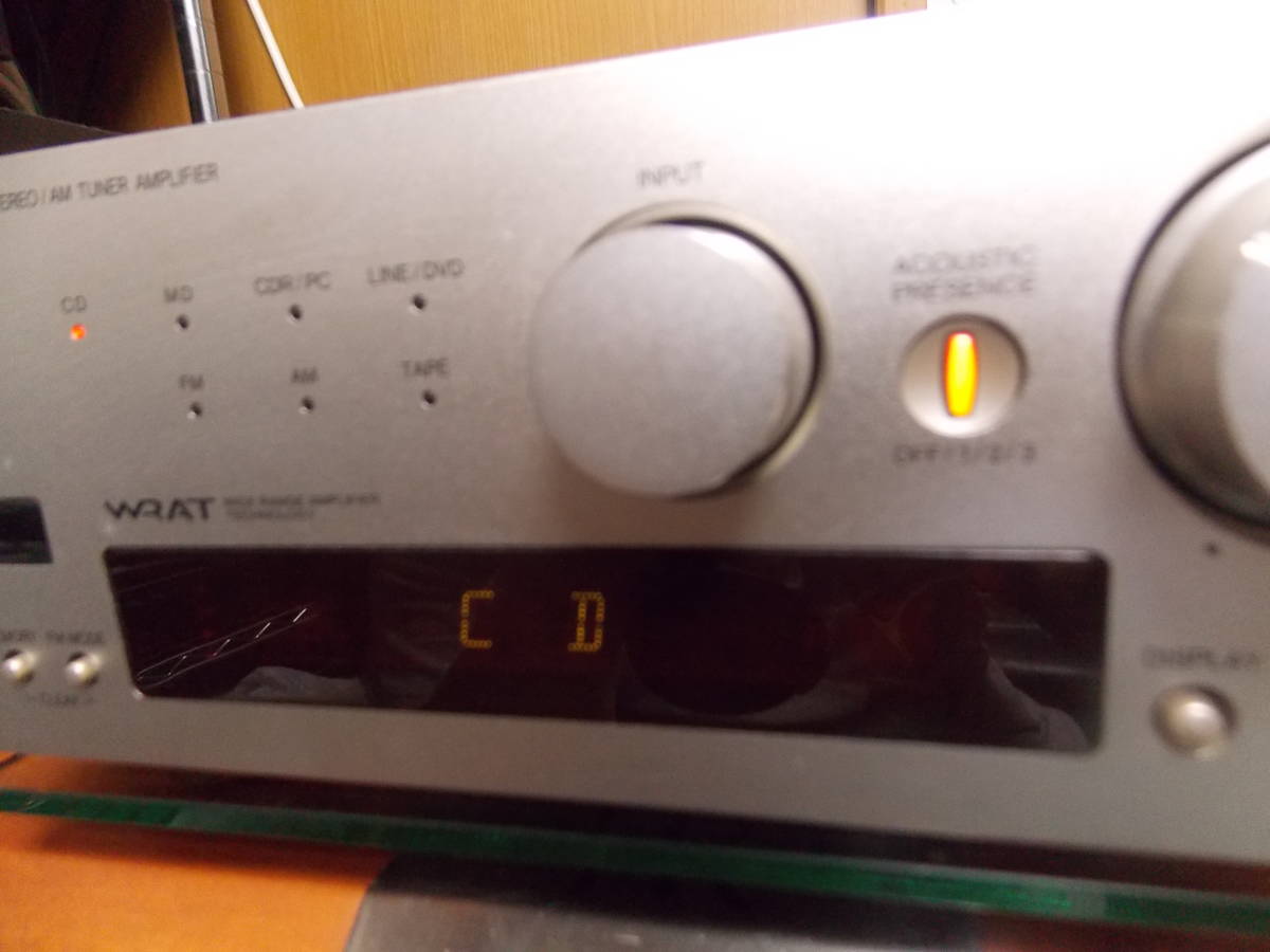 オーディオ機器 ONKYO R-805TX プリメインアンプ 整備動作品
