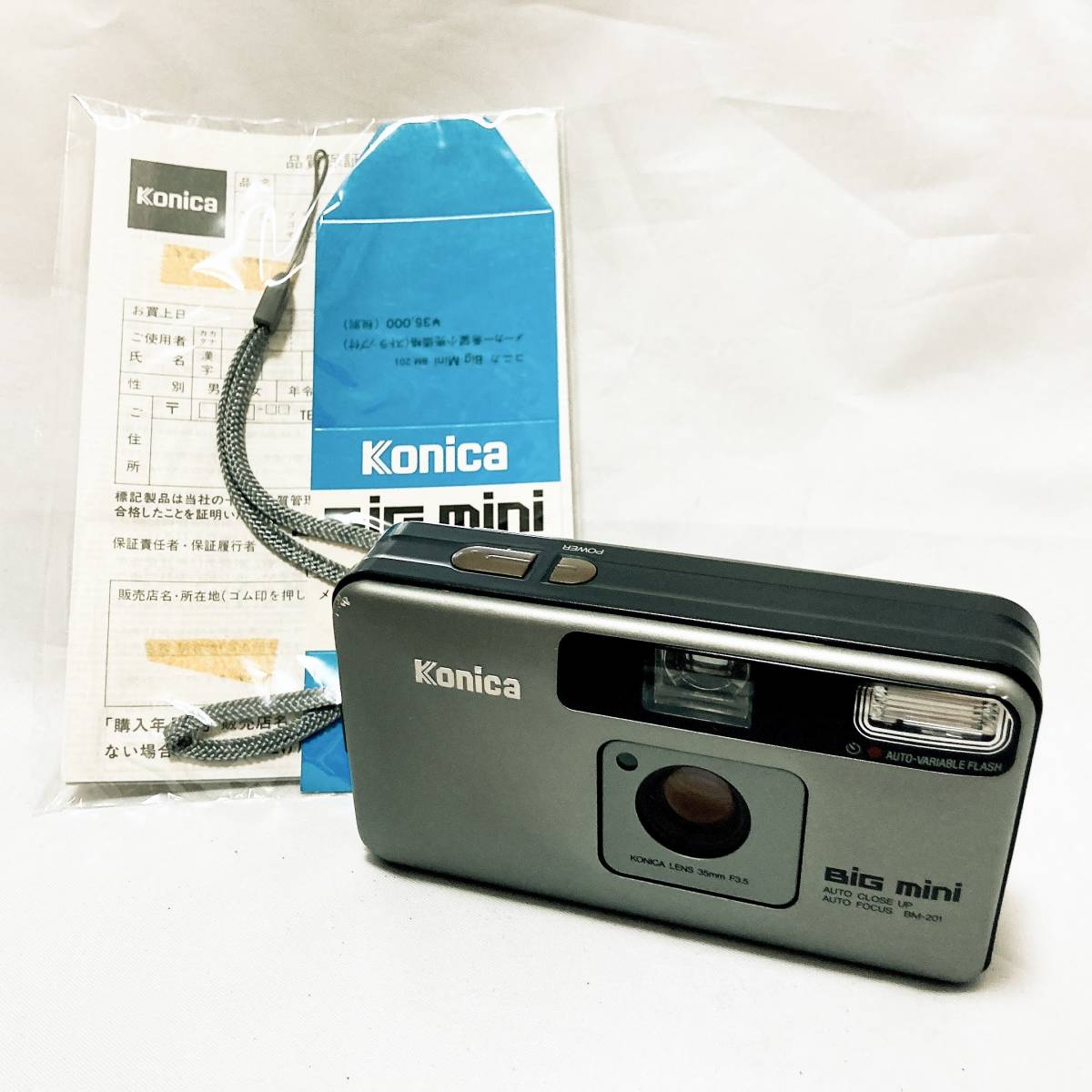 【外観美品＋付属品有！】 Konica コニカ Big mini BM-201 35mm