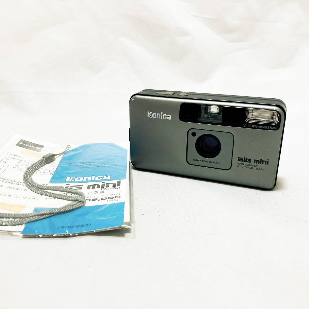 【外観美品＋付属品有！】 Konica コニカ Big mini BM-201 35mm