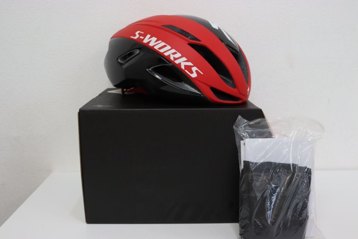 【定番，お買い得】 SPECIALIZED スペシャライズド S-WORKS EVADE II ヘルメット Mサイズ 55-59cm 品(Mサイズ)｜売買されたオークション情報、yahooの商品情報をアーカイブ公開 - オークファン 大人用