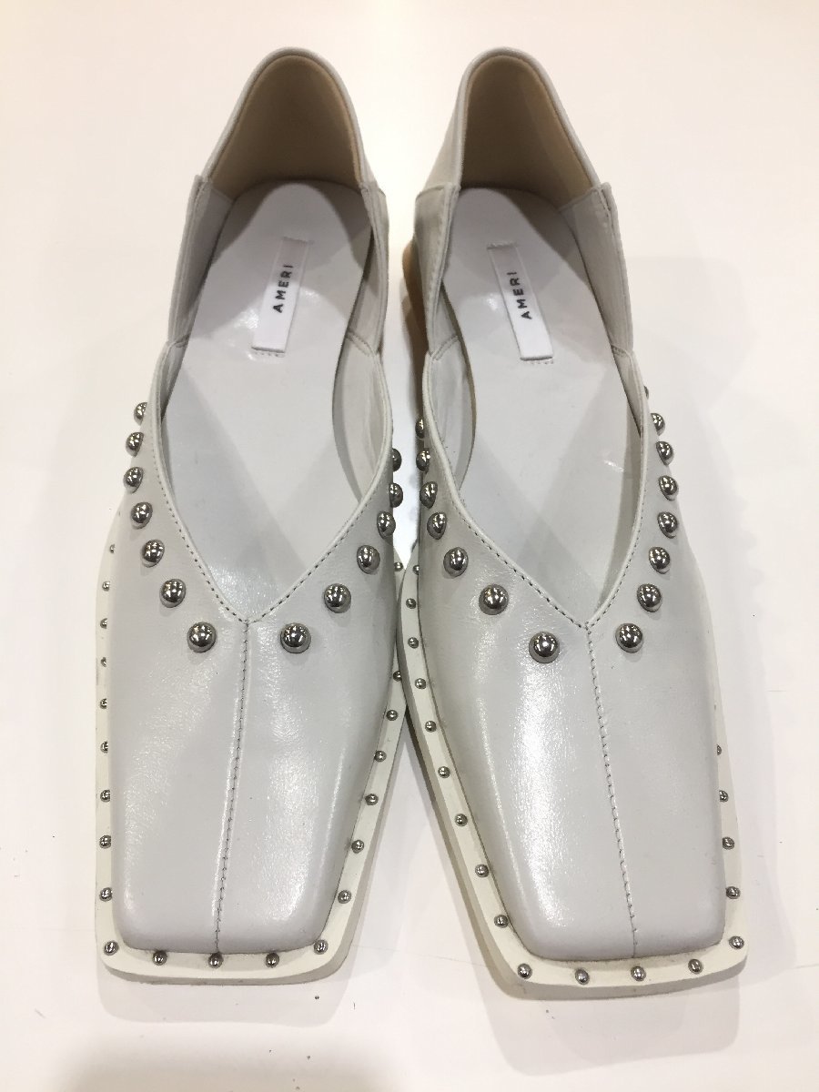 Ameri VINTAGE &frasl; アメリヴィンテージ AMERI(アメリヴィンテージ) スタッズウッドヒールバブシュー&frasl;ドレス - 公式通販 VINTAGE（アメリ | バックオープンパールベロアドレス パンプス NEW ミュール サンダル DRESS（ブルー&frasl;S）