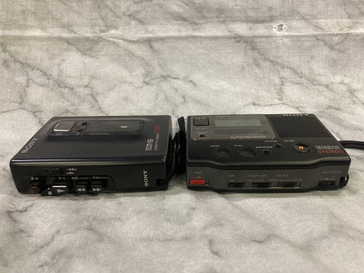 SONY　ソニー　カセットテープレコーダー　TCM-55　TCS-70　2台セット　ジャンク_4