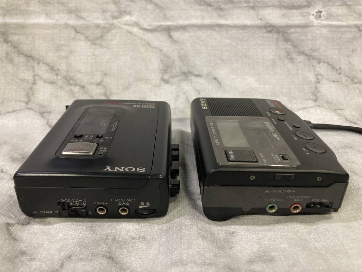 SONY　ソニー　カセットテープレコーダー　TCM-55　TCS-70　2台セット　ジャンク_5