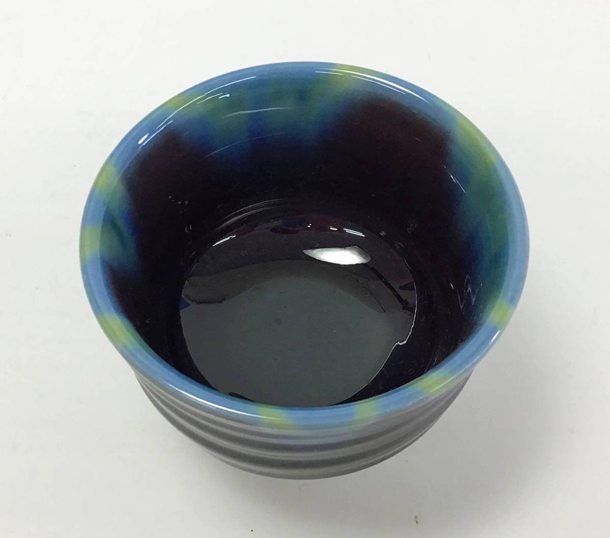 九谷焼 徳田正彦 三代 徳田八十吉 ぐい呑み 口径 約6.5cm 高さ 約5cm