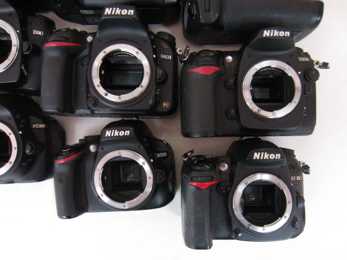 2774)ジャンク カメラ Nikonニコン D90 D200 D300 D600 D5000 D5100