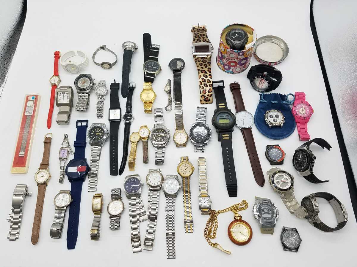 腕時計 大量出品 ジャンク SEIKO CASIO 懐中時計 FOSSIL mila schon 