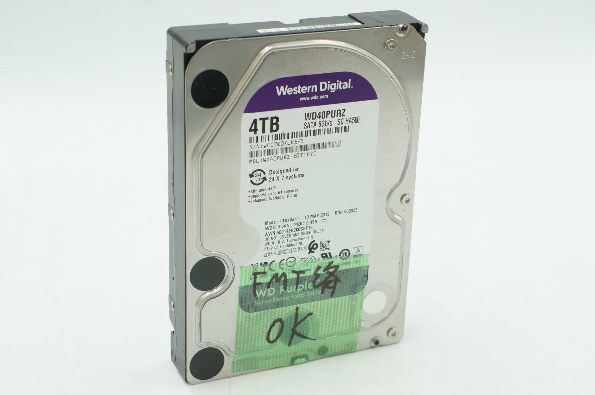 WD40PURZ Western Digital | 4TB WD HDD ウエスタンデジタル [4TB 