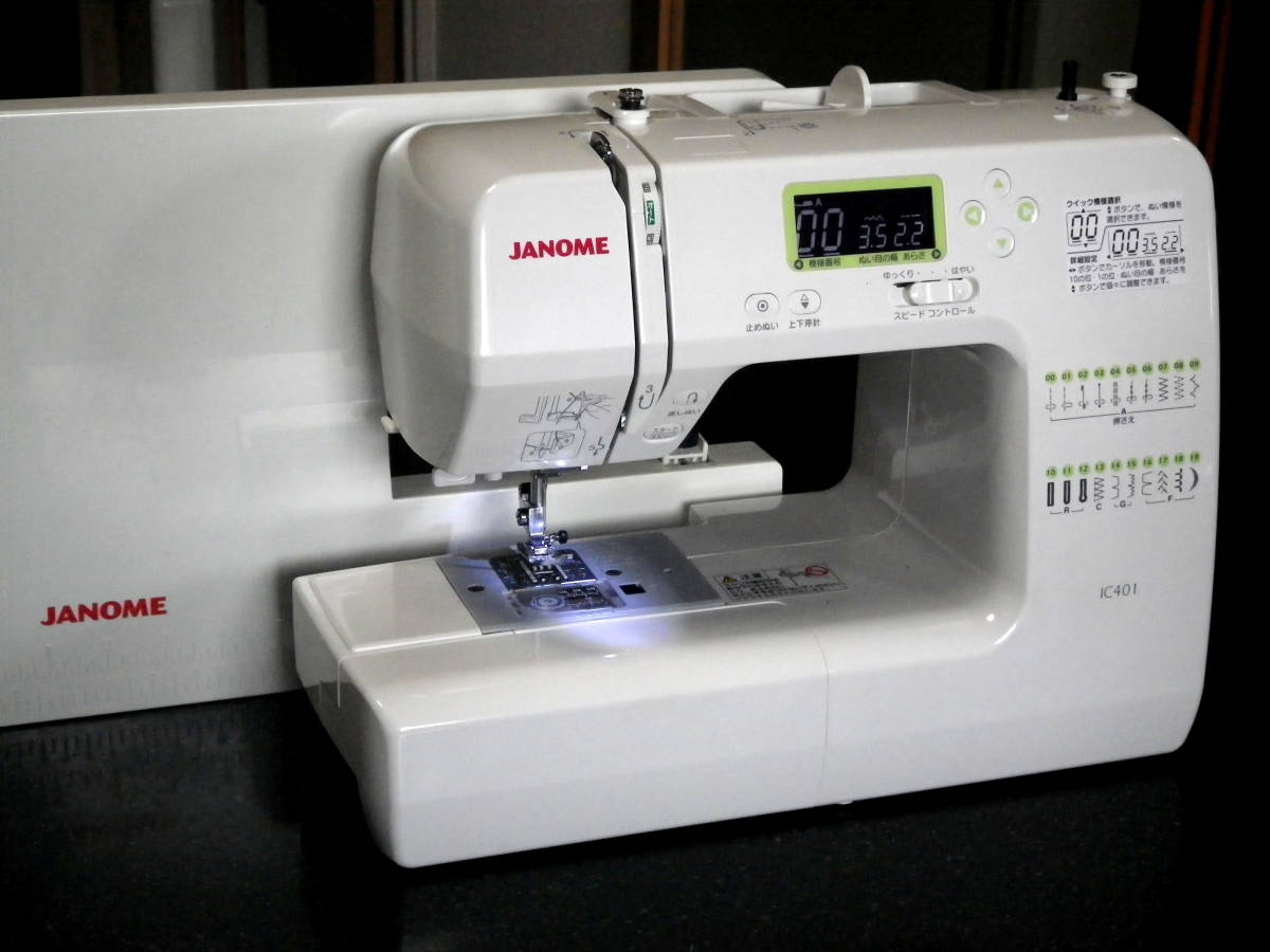 超美品！ジャノメ DC2020 808型コンピュータミシン 整備済み 