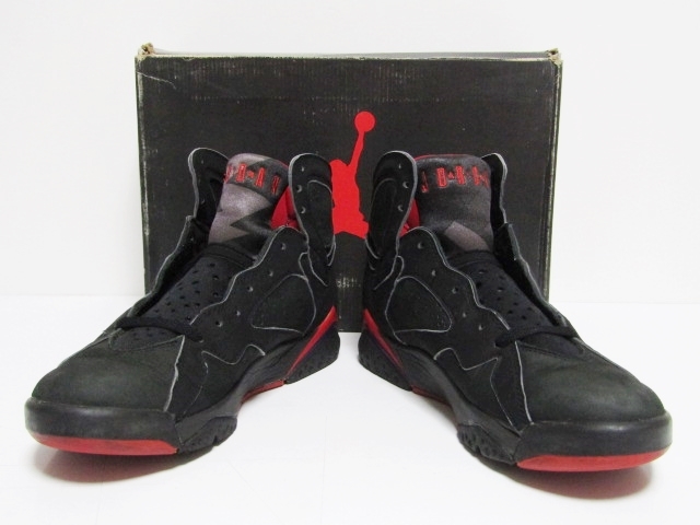 92年製 1992 VTG NIKE AIR JORDAN 7 OG BRED RAPTORS 130014-060 US9.5 