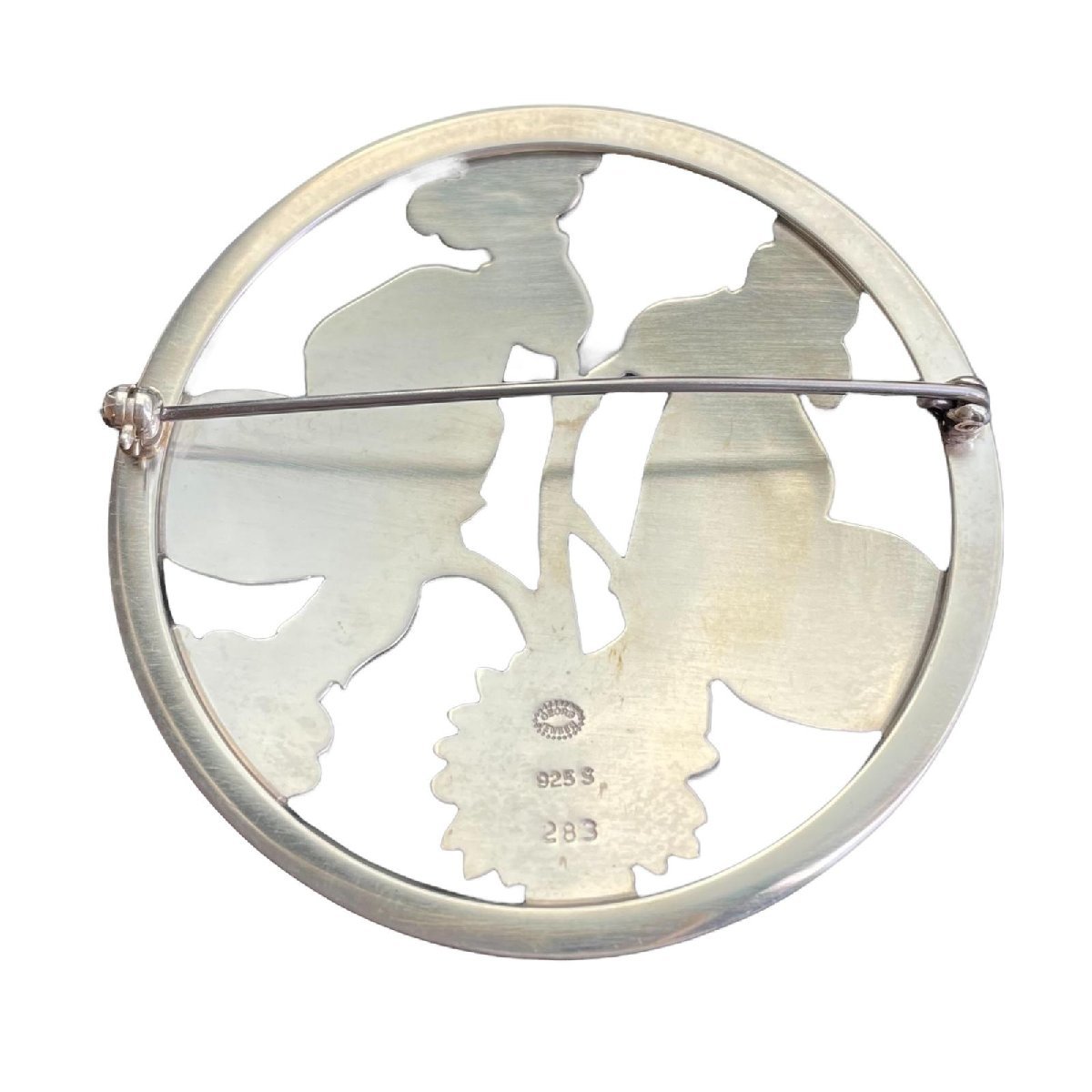 1円 Georg Jensen ジョージジェンセン マリノウスキー バタフライ
