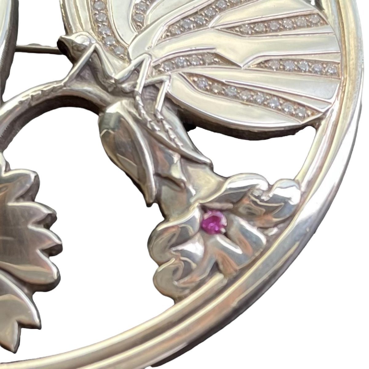 1円 Georg Jensen ジョージジェンセン マリノウスキー バタフライ