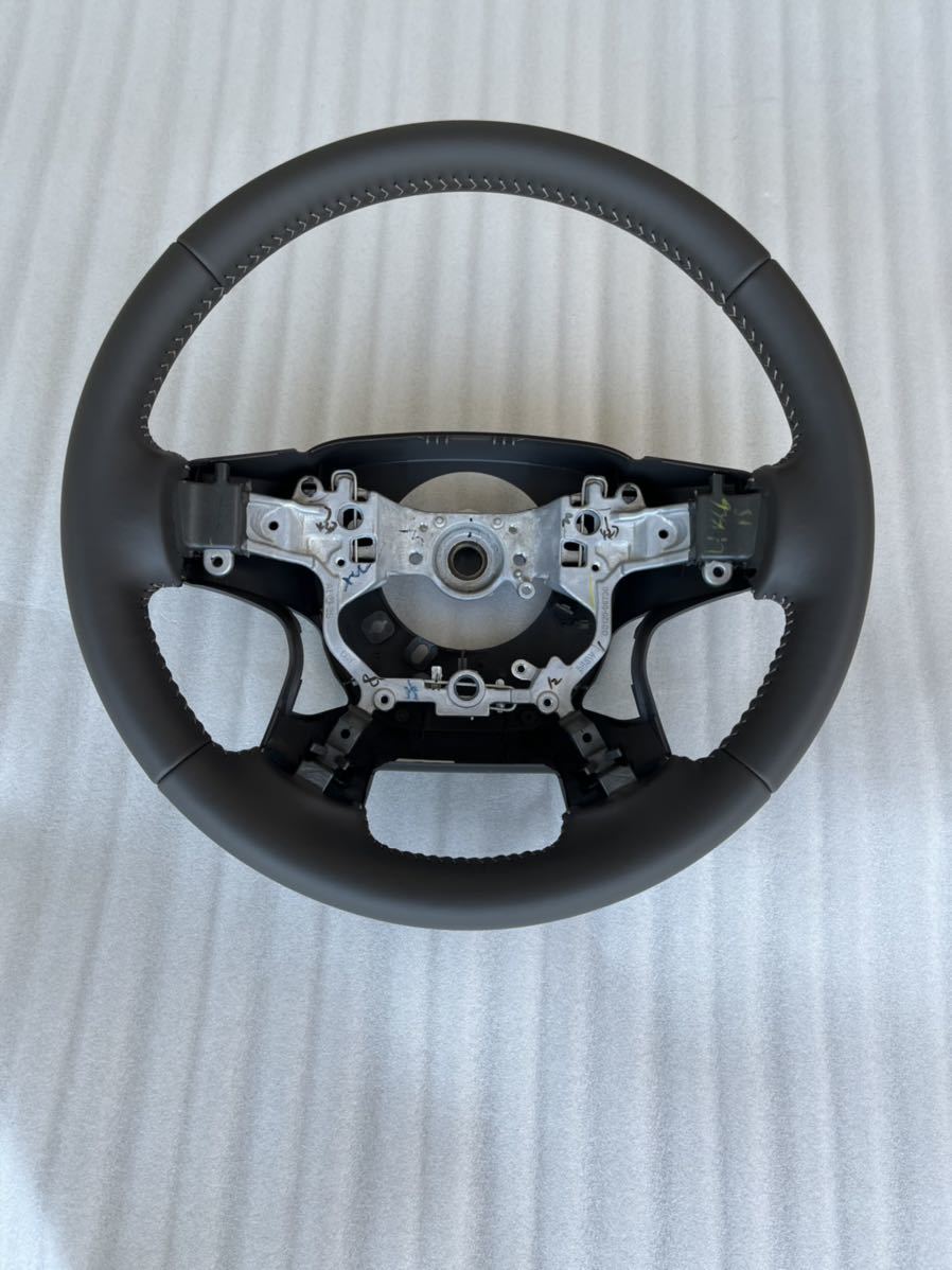  新車外し TRJ150 プラド 後期 150プラド 革巻き レザー トヨタ純正 ステアリング 純正ハンドル 45100-60721-E1 アルファード クラウン(ステアリング、ハンドル本体)｜売買されたオークション情報、 トヨタ用