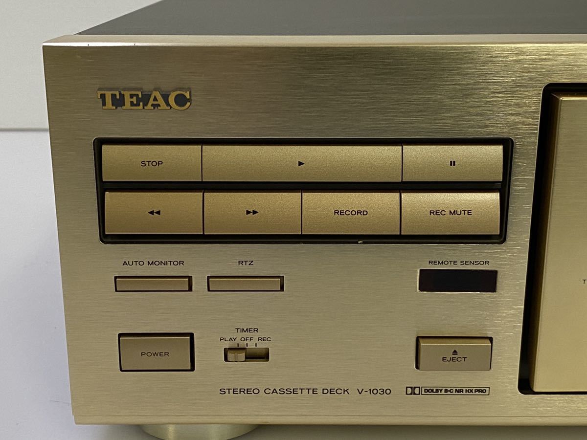 TEAC V-1030 3ヘッド ステレオカセットデッキ サ0972M☆TEAC ティアック 3ヘッド ステレオカセットデッキ V-1030☆ TEAC
