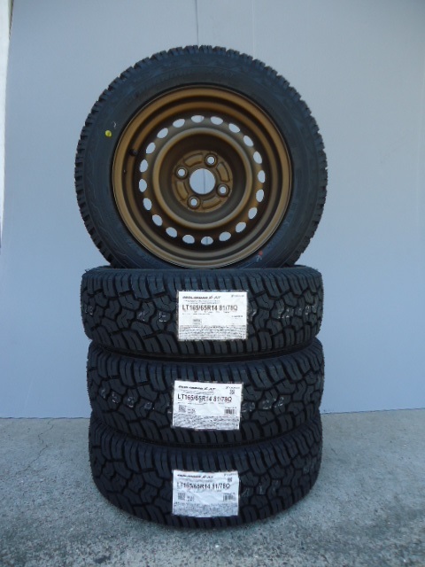 ヨコハマ ジオランダ-X-AT☆165/65R14☆アゲバンアゲトラ軽バン軽トラ 