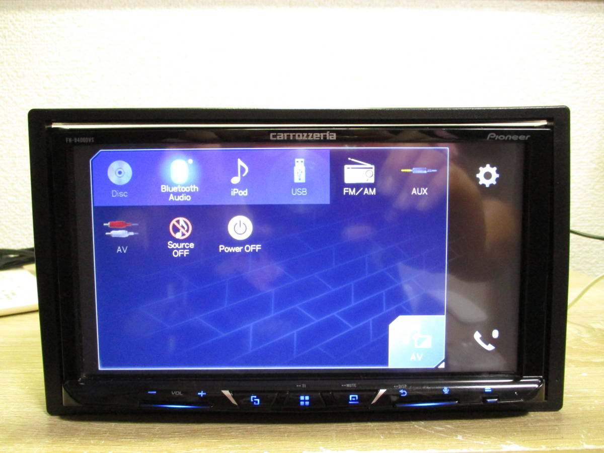 パイオニア カロッツェリア FH-9400DVS 2DIN AppleCarPlay AndroidAuto
