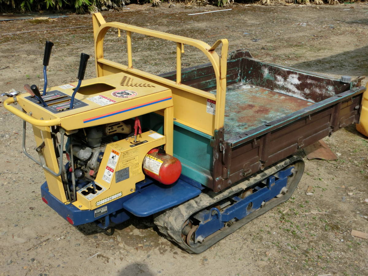 筑水キャニコム 運搬車 BFC615 セル始動 油圧ダンプ 積載500kg 動作品