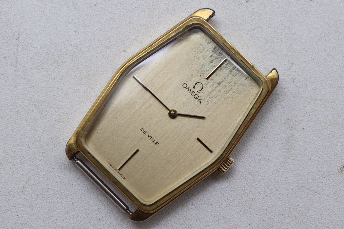 オメガ デビル 腕時計 OMEGA メンズ QZ クオーツ 稼働美品 DEVILLE 