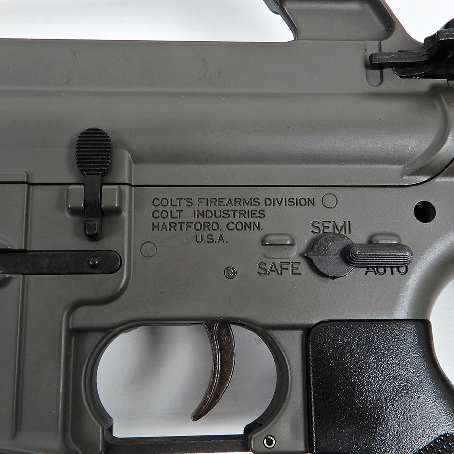 AR-15 COLT 電動ガン M16A1 CAL.5.56MM Colt - PROPERTY OF Cybergun