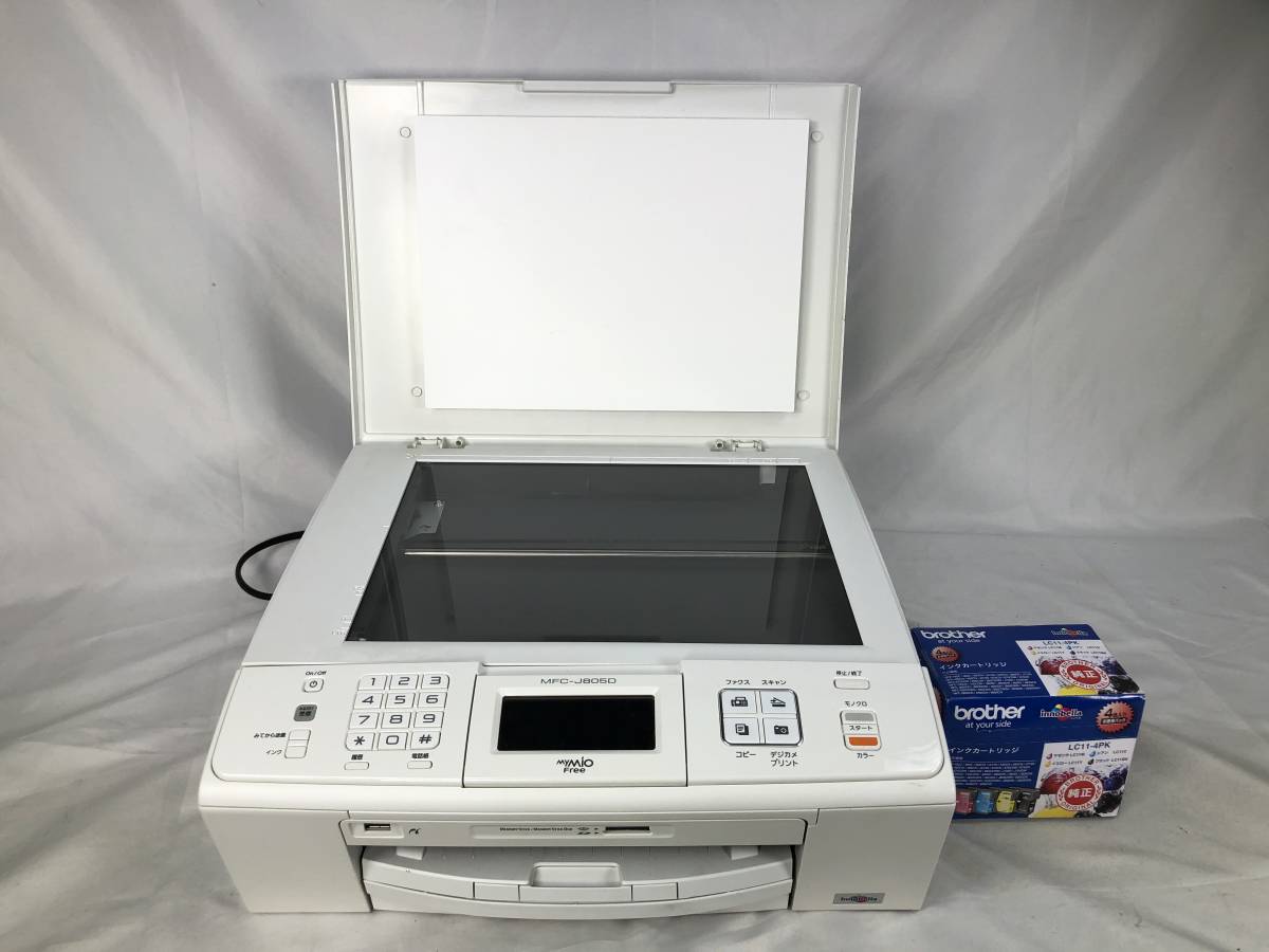 中古/動作確認済】ブラザー インクジェットプリンター MODEL MFC-J805D