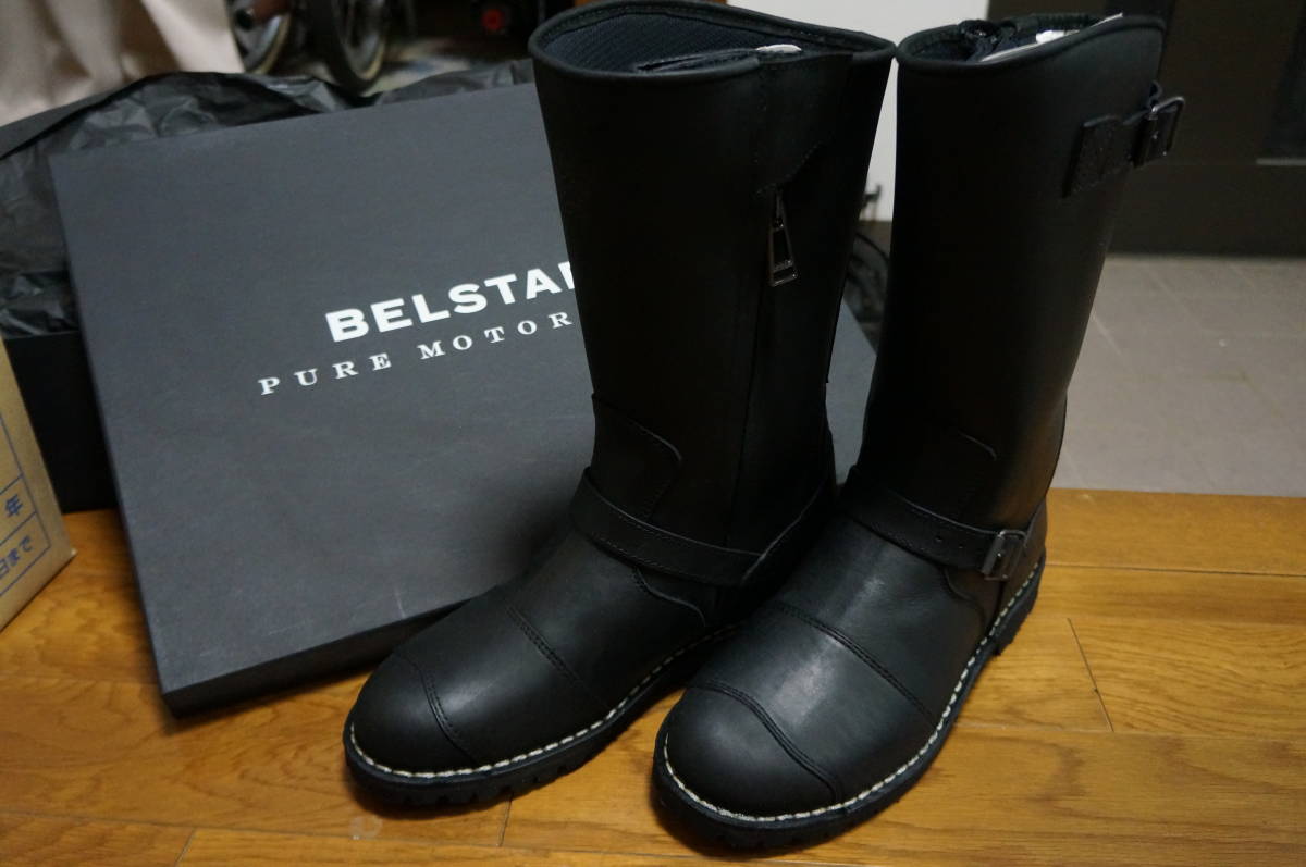 ベルスタッフ　バイク用ブーツ黒　新品未使用　サイズ42　26.5位
