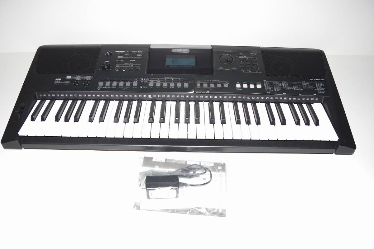 展示品 PORTATONE PSR-E463 ポータブルキーボード 61鍵盤 758音色 音楽制作 サンプリング 電子ピアノ 電子キーボード YAMAHA ヤマハ 