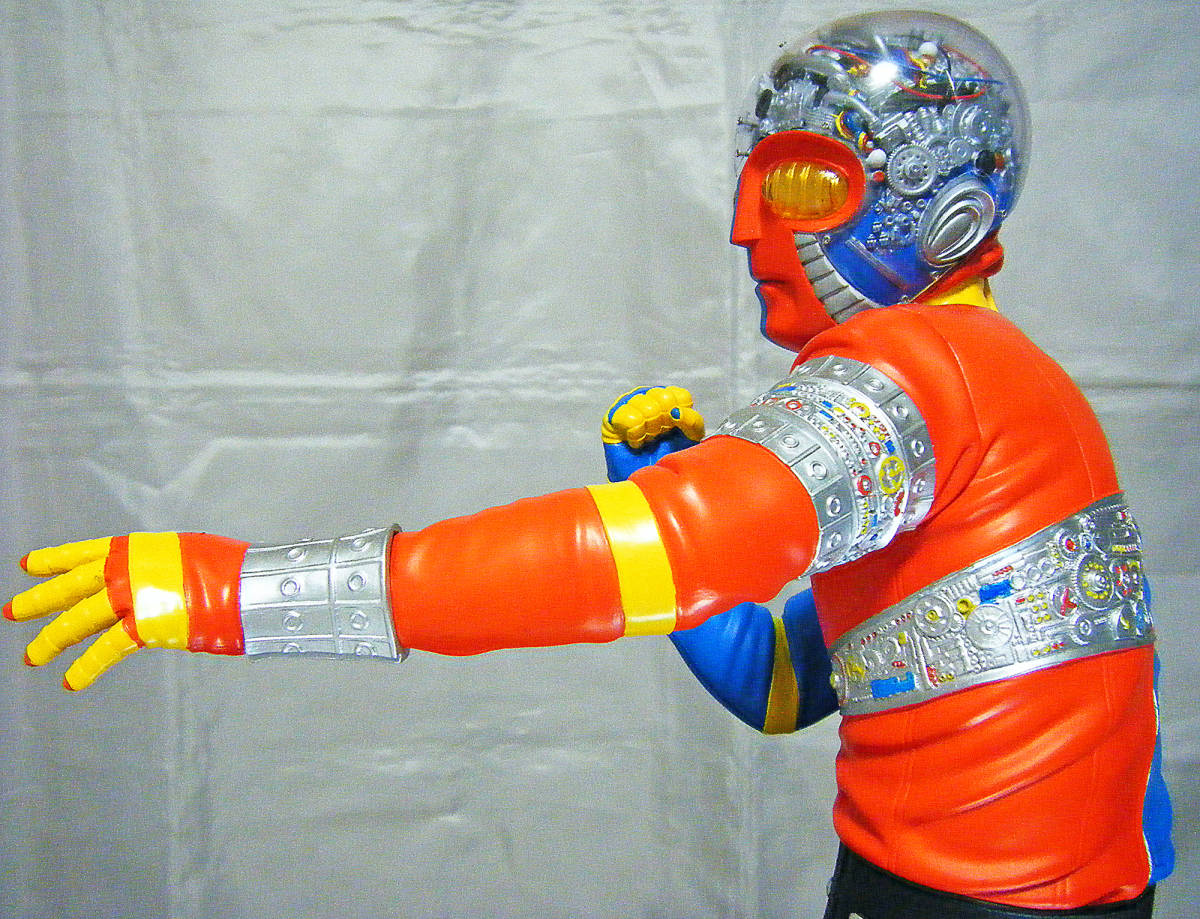 人造人間キカイダー 1/4? 完成品（海洋堂メガソフビ 検索用：ビリケン 