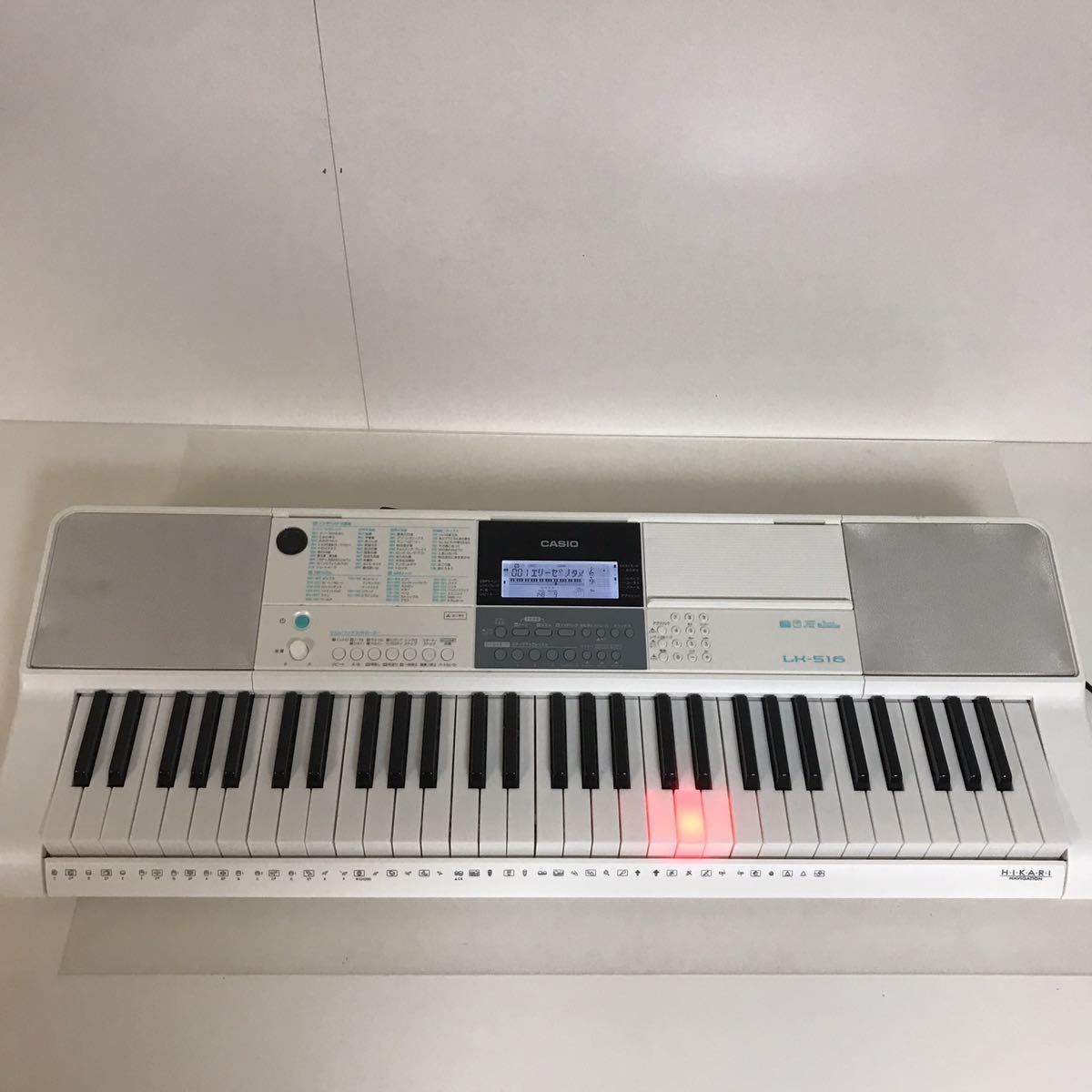 CASIO 光ナビゲーション キーボード LK-516 61鍵盤 230曲 - メルカリ
