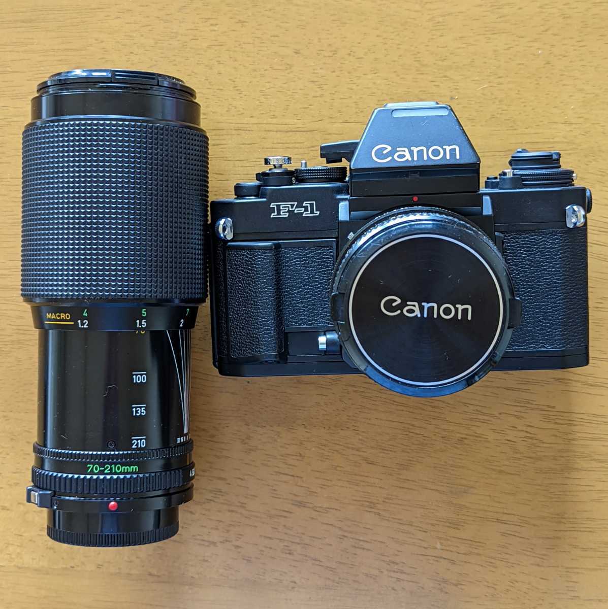 オーバーホール済 Canon New F-1 フィルムカメラ レンズ2本付き F-1