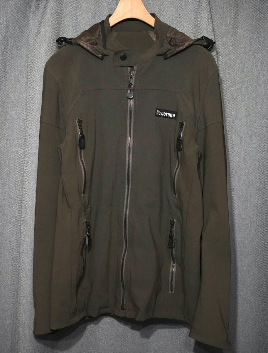 POWERAGE コンフォートライダースジャケット XL オリーブ バイク