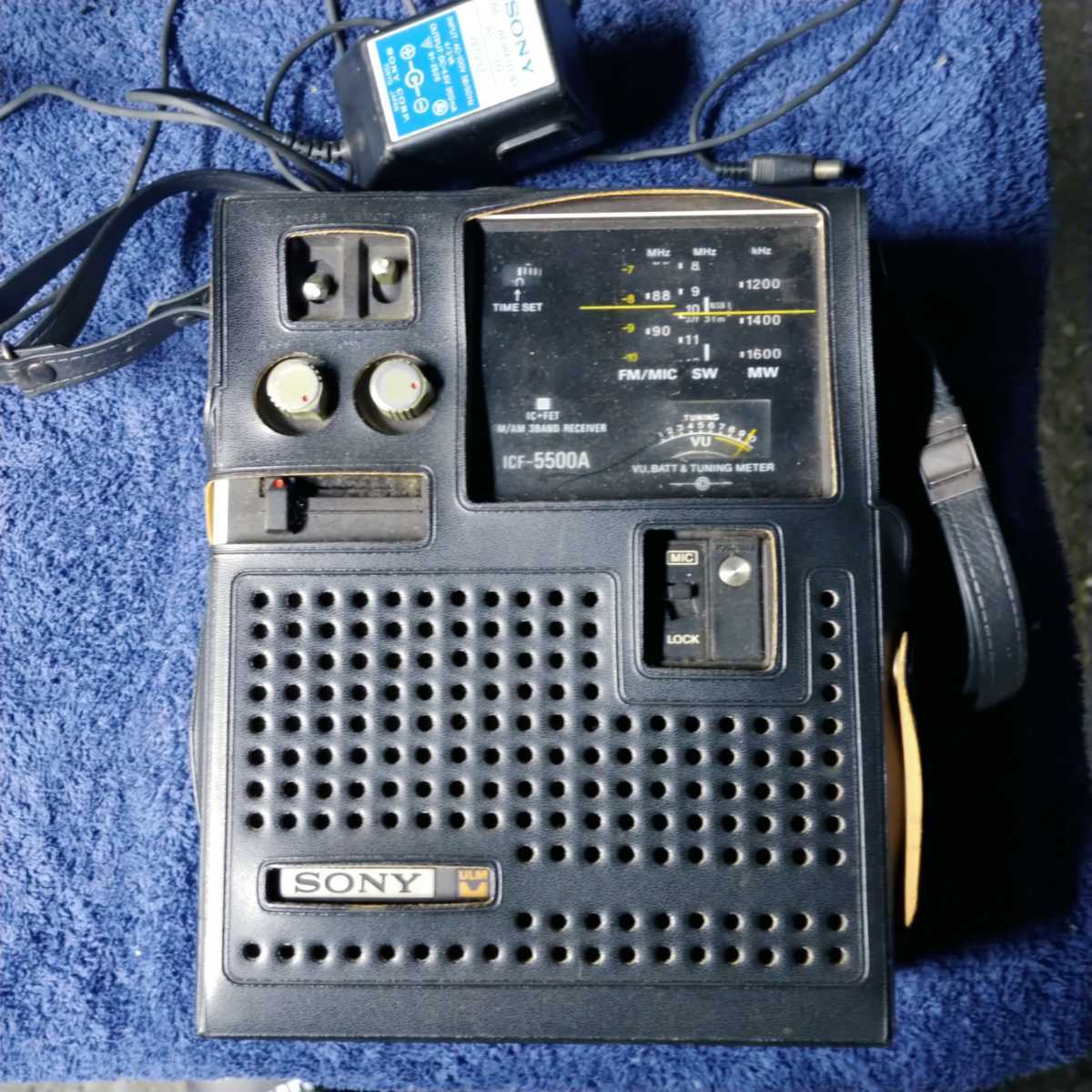 SONY ICF-5500A ラジオ 動作確認済みです。 SONY ICF-5500 スカイ