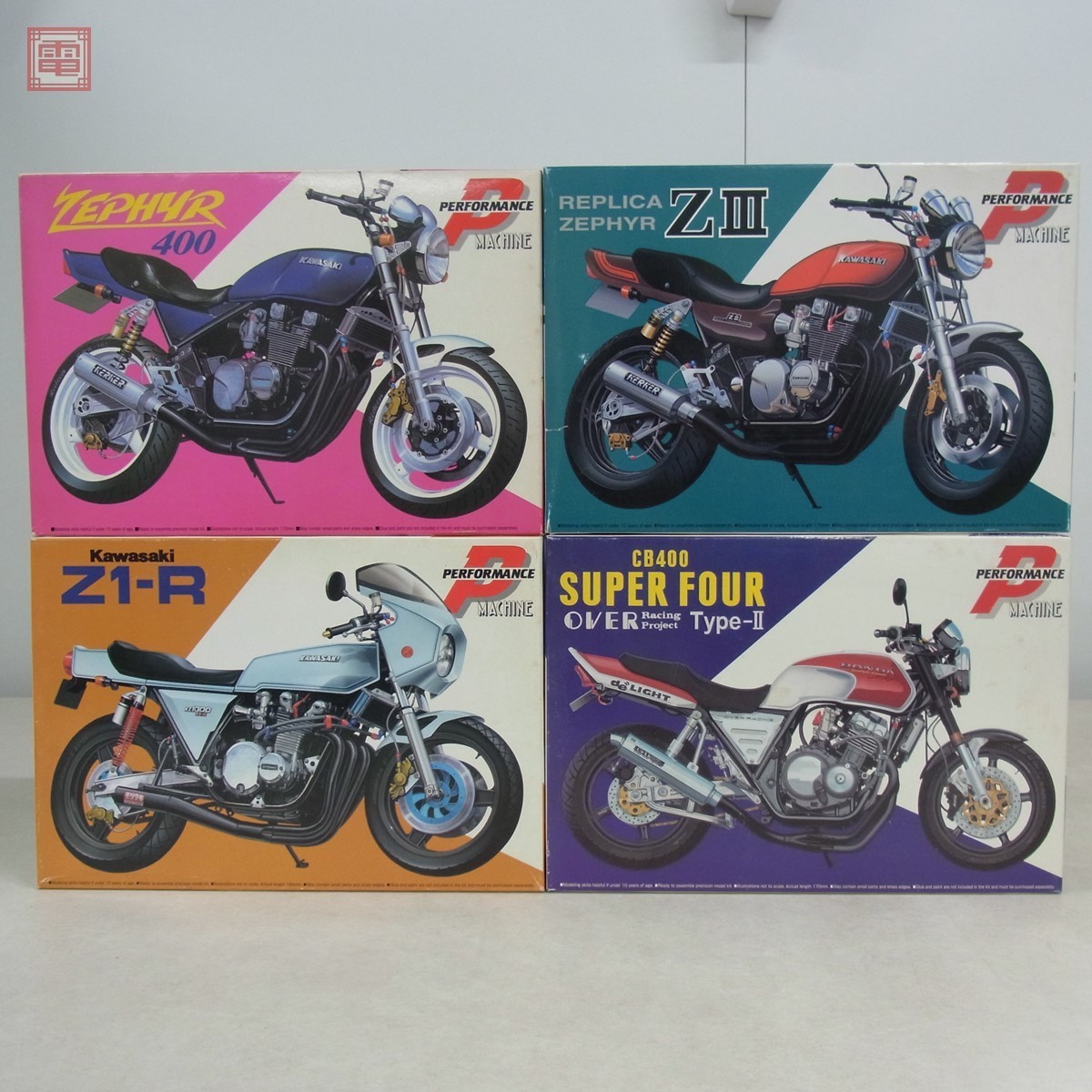 未組立 アオシマ 1/12 カワサキ ゼファー400/ゼファーIIIレプリカ/Z1-R