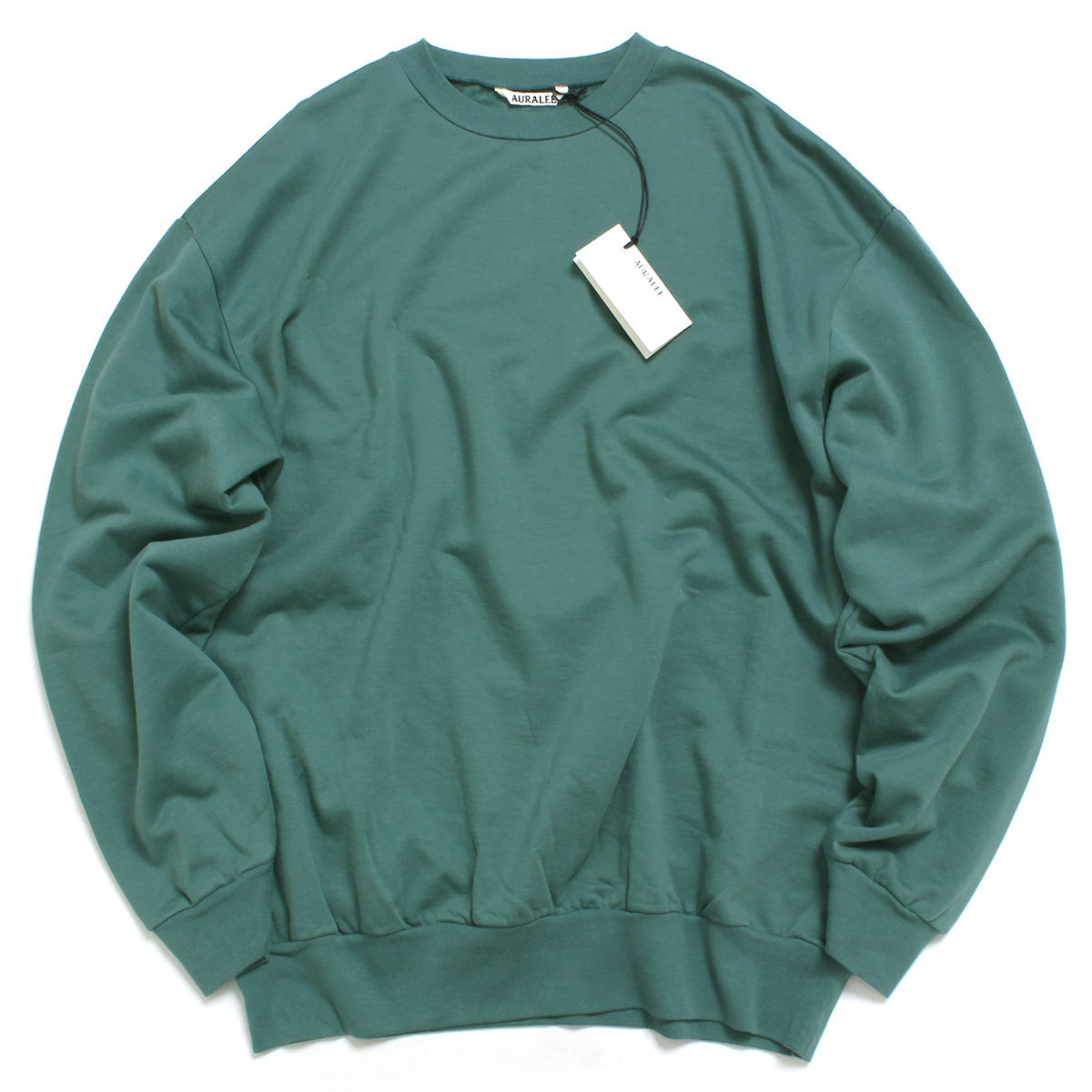 22AW【タグ付・新品・定価17,600円】AURALEE ELASTIC HIGH GAUGE SWEAT 