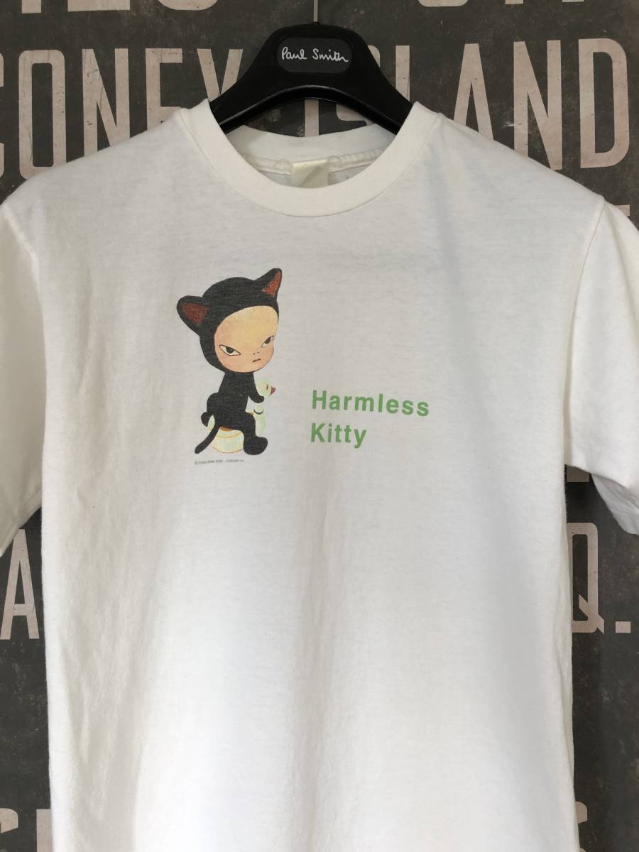 奈良美智 直筆サイン入り Tシャツ 『Harmless Kitty 』2002(美術品 
