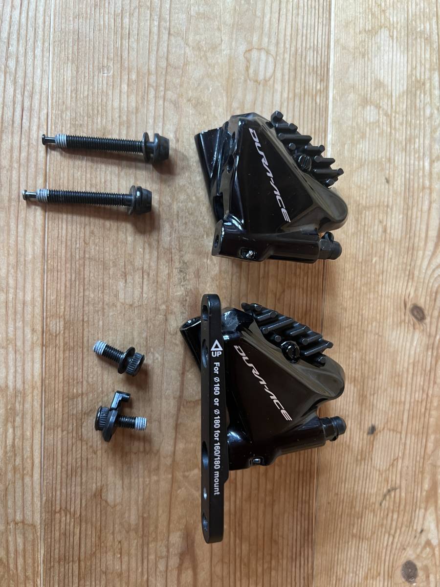 美品BR-R9170前後セット ほぼ未使用ブレーキパッド付 BR-R9170 DURA-ACE