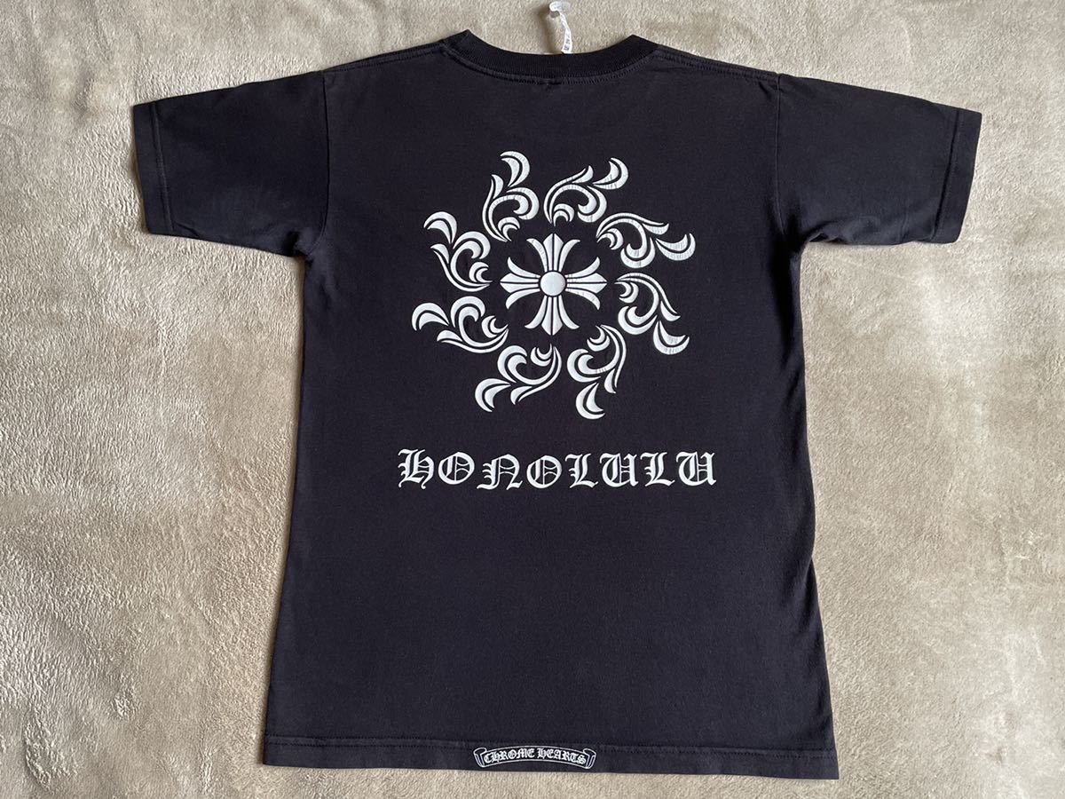 クロムハーツ ホノルル 限定 Tシャツ サイズS 黒 ブラック CHROME 