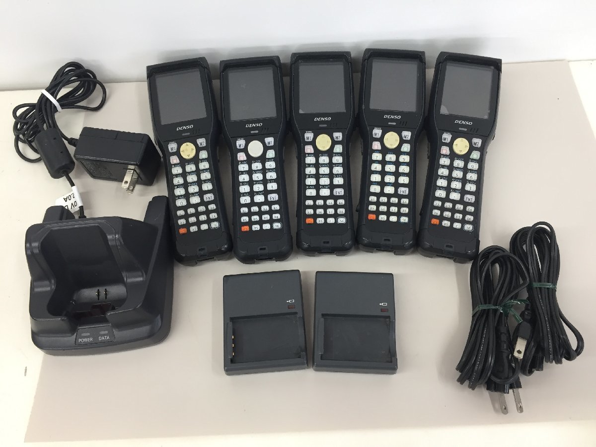 デンソー/DENSO ハンディターミナル BHT-604BB 16MB 5台セット 初期化