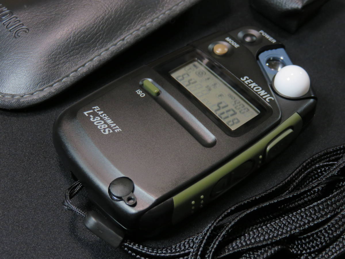 SEKONIC セコニック 「FLASHMATE　L-308S」 （専用ケース、平板付） SEKONIC L-308S セコニック SEKONIC（セコニック）露出計、Flashmate L-308 カメラ周辺機器